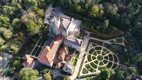 Beautiful Palace and Garden of Bussaco Portugal