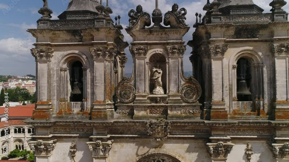 Facade of Alcobaca Monastery, Mosteiro De Santa Maria de Alcobaça Facade of Alcobaca Monastery, Mosteiro De Santa Maria de Alcobaça