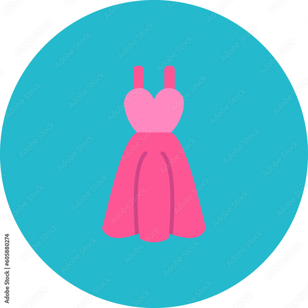 Obraz premium Wedding Dress Icon