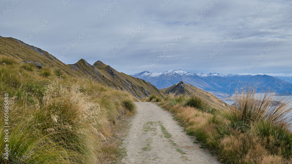 Hiking up Roys Peak in Wanaka, New Zealand