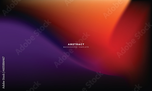 Colorful gradient mesh background template copy space. Fluid colour gradation backdrop design. Suitable for poster, landing page, banner, leaflet, pamphlet, brochure, flyer, card, or art cover