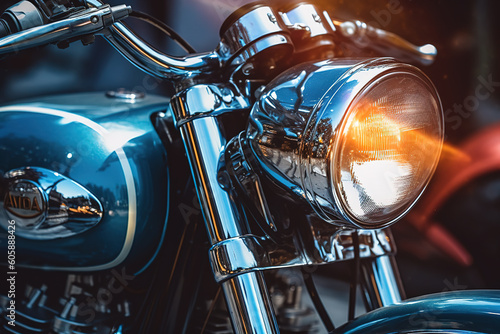 Motorcycle, closeup © IMAGE