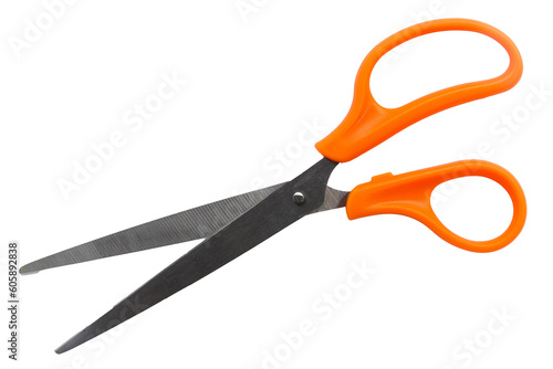 Scissor on isolated cut out background