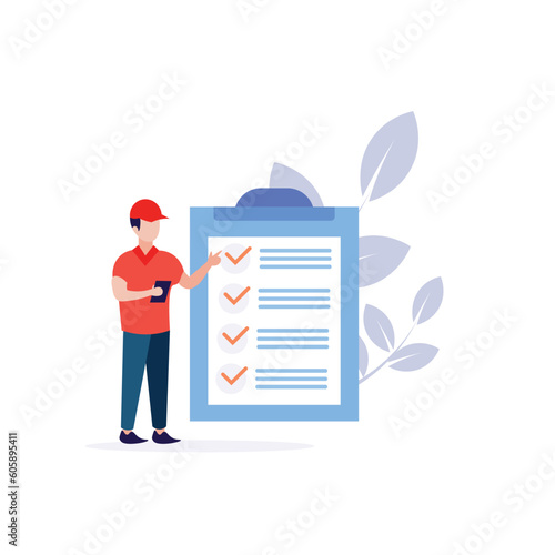 Flat mobile education learning concept vector EPS