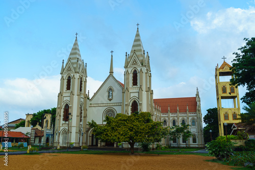 Roman Catholic church in Negombo, in Sri Lanka, Asia