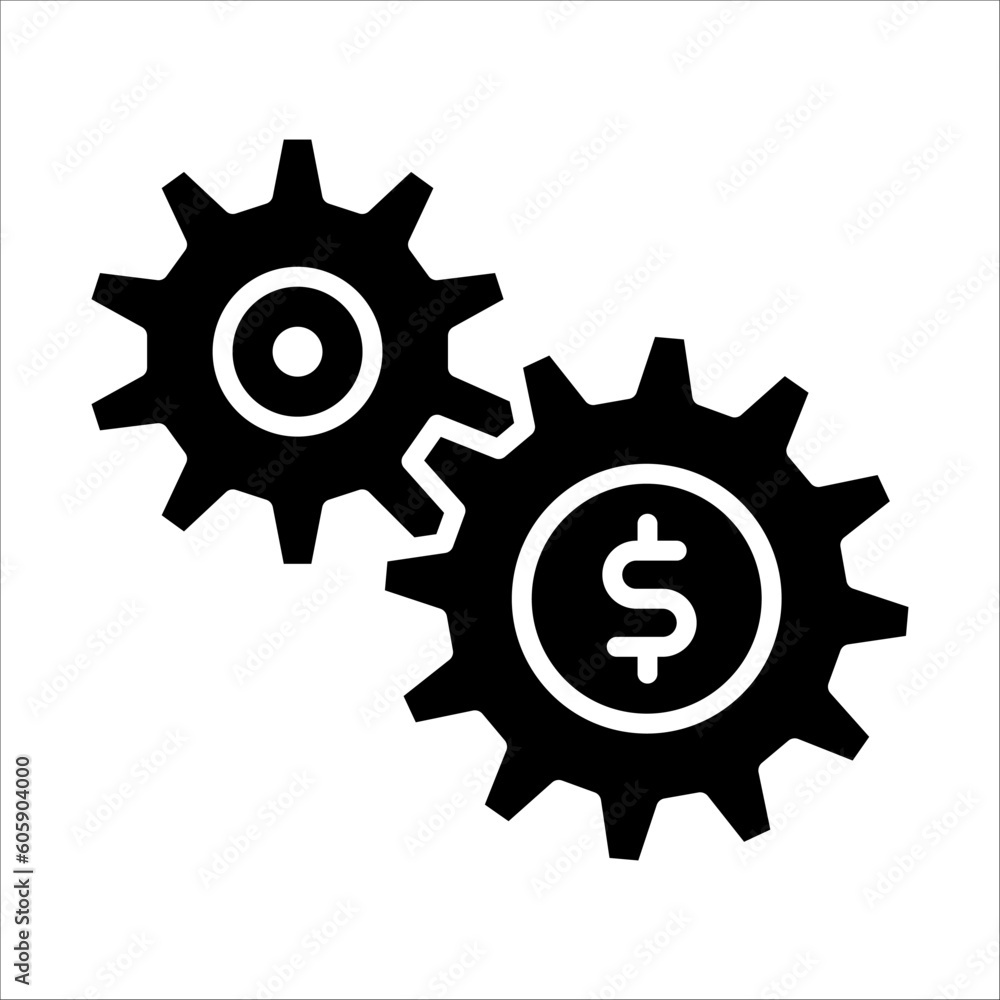 Solid vector icon for industry which can be used various design projects.