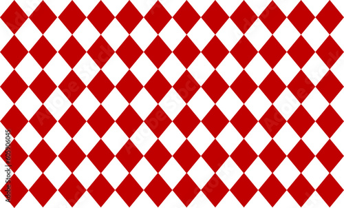 seamless geometric pattern with triangles, red diamond checkerboard repeat pattern, replete image, design for fabric printing
