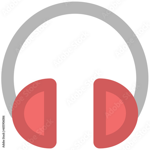 Wireless headphones bold line icon
