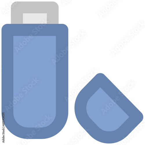 Usb drive bold line icon