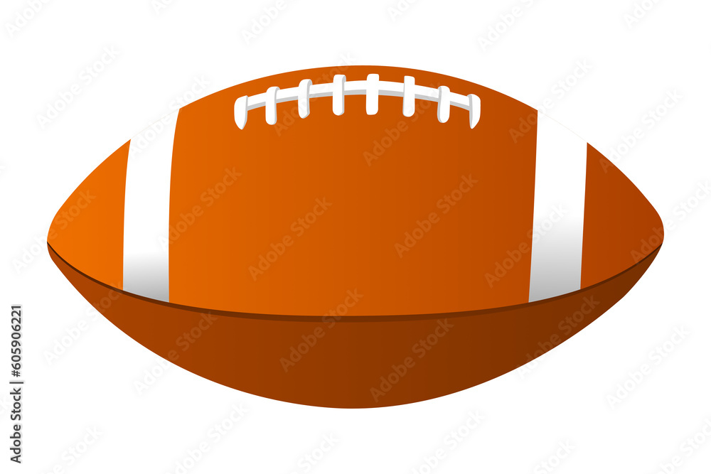 american football or rugby ball, graphic object transparent background no people. american football or rugby ball, graphic object transparent background no people.