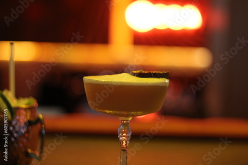 cocktail in the bar