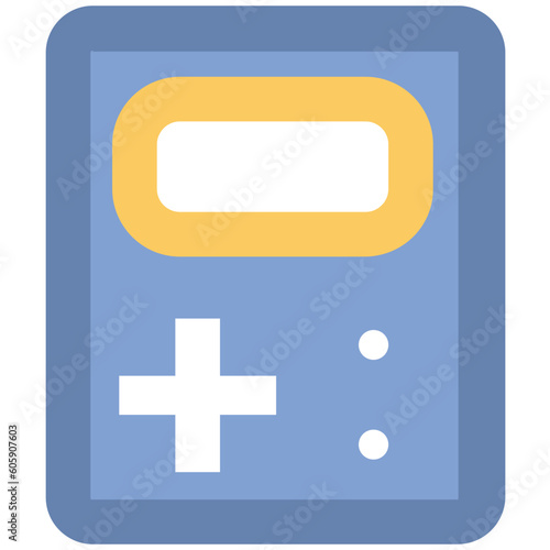 Electronic resistor bold vector icon design 