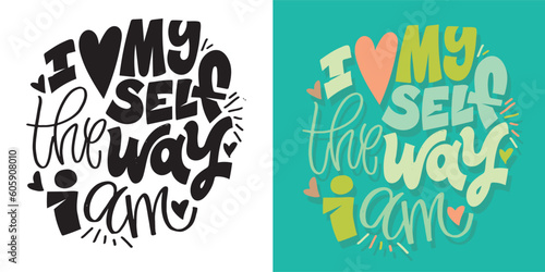 Cute hand drawn doodle lettering art. Lettering postcard, t-shirt design, tee print, mug print.