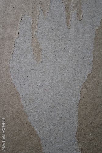 Torn paper background with details, Grungy brown paper surface, rustic paper texture