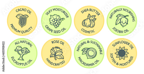 Label set design for natural skin care product