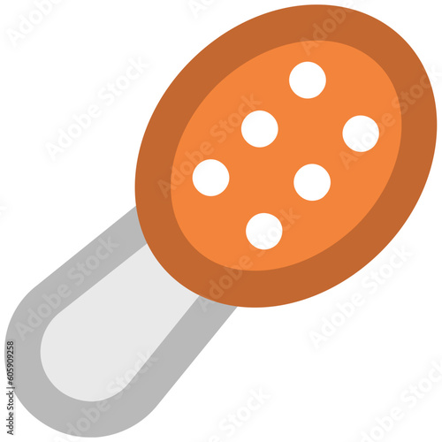 A tinting brush bold line icon