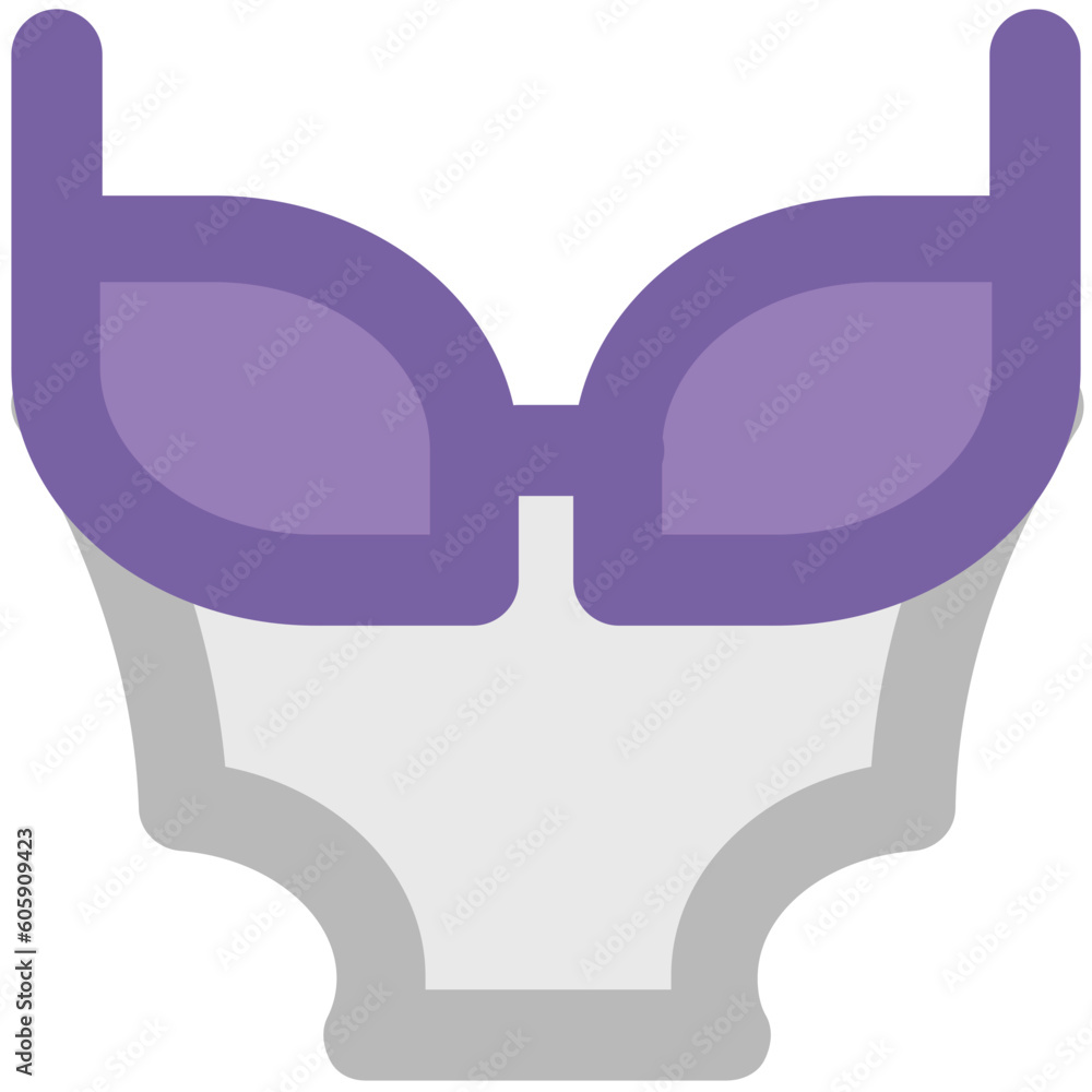 Line icon of ladies blouse, trendy vector Line icon of ladies blouse, trendy vector