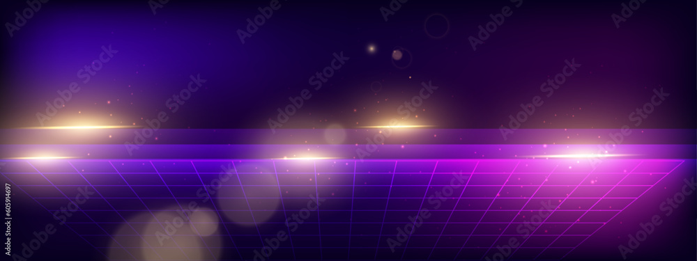 Vector blue banner template design Vector blue banner template design