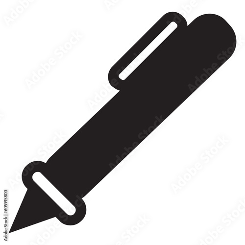Pen Icon symbolizes writing, communication, and expression, representing the power of words and the act of putting thoughts into writing