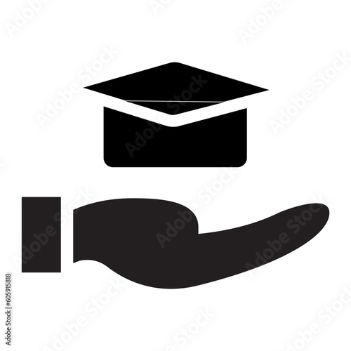 Scholarship Icon symbolize educational funding and recognition for academic achievement, highlighting opportunities for financial support and advancement