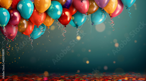 Wallpaper Mural Happy Birthday Celebration Colorful Background Torontodigital.ca