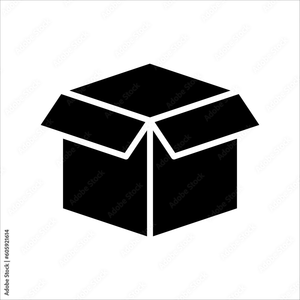 Solid vector icon for unpacking which can be used various design projects. Solid vector icon for unpacking which can be used various design projects.