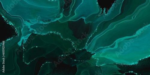 Marble texture on a black background