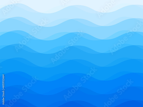 wave layer vector background