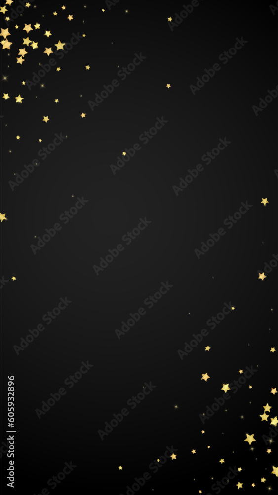 Magic stars vector overlay. Gold stars scattered Magic stars vector overlay. Gold stars scattered