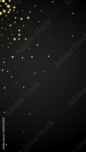 Magic stars vector overlay.  Gold stars scattered