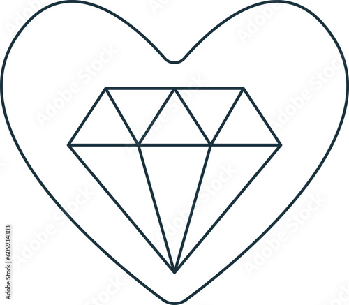 Core values icon. Monochrome simple sign from core values collection. Honesty icon for logo, templates, web design and infographics.
