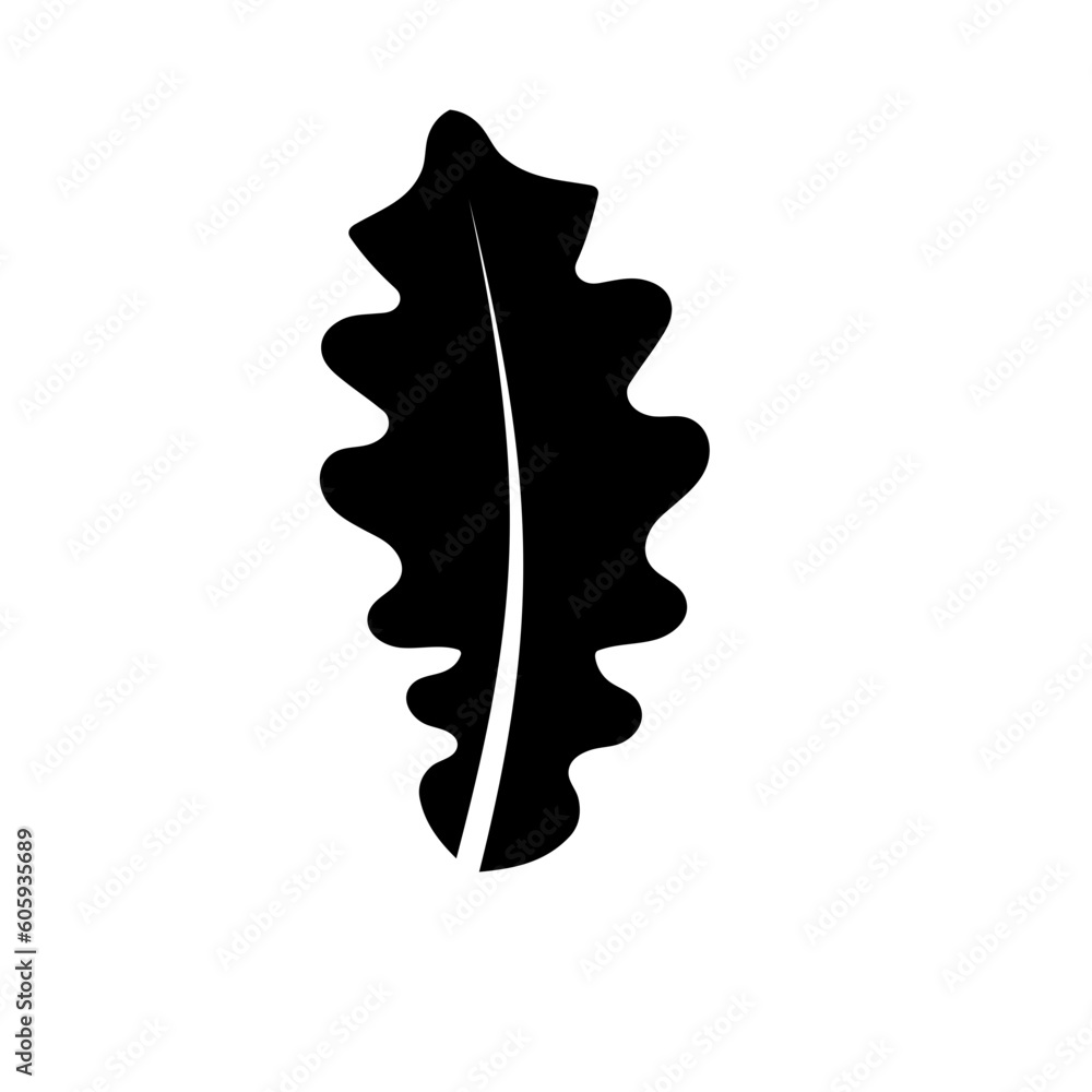 Obraz premium illustration of a leaf vector 