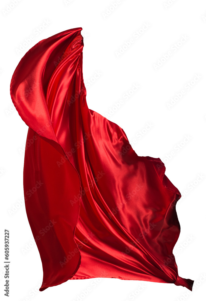 Red cloth flutters Red cloth flutters
