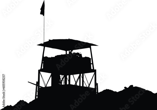 lifeguard tower on the beach