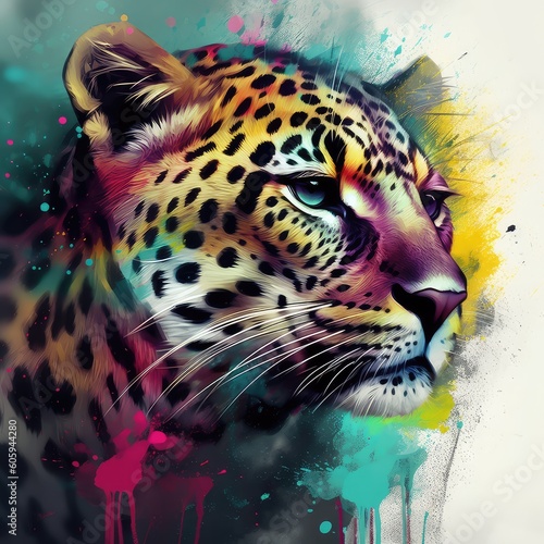 portrait of a leopard