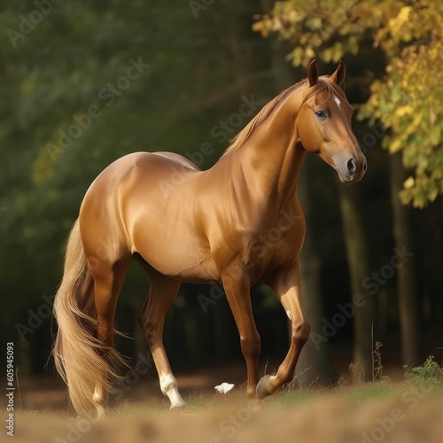 horse on the meadow