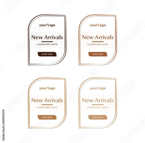 Minimal design new arrivals collection set 4 shades