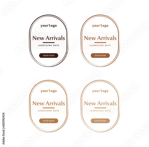 New arrivals vector collection set minimal design