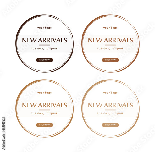 Vectors on new arrivals minimal design set