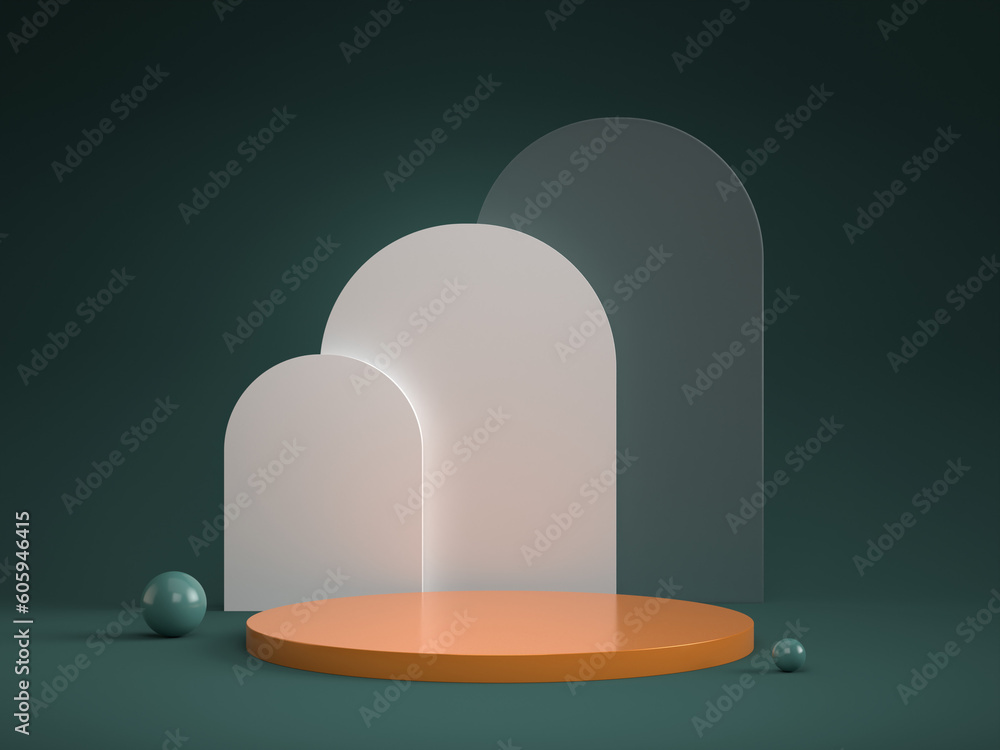 Abstract minimal scene for product display. Mockup for podium display or showcase. 3d rendering. Abstract minimal scene for product display. Mockup for podium display or showcase. 3d rendering.