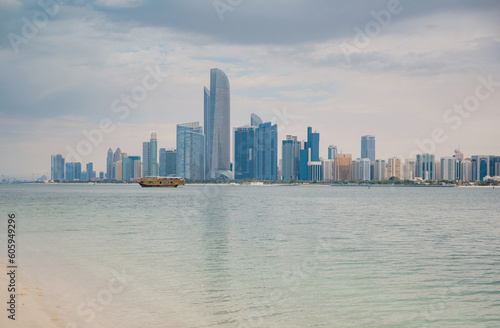 Beautiful view of the skyscrapers of Abu Dhabi © YURII Seleznov