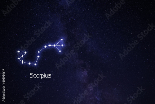 фотографія Scorpius (Scorpion) constellation