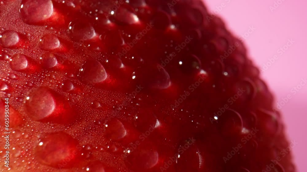 The texture of the apple's skin becomes more pronounced through the lens, with fine ridges and pores adding depth to the visual experience, Revealing intricate details. Shot with Laowa probe lens. 4K
The texture of the apple's skin becomes more pronounced through the lens, with fine ridges and pores adding depth to the visual experience, Revealing intricate details. Shot with Laowa probe lens. 4K