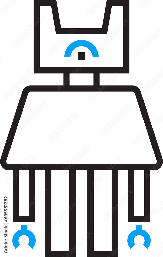 cartoon robot avatar illustration cartoon robot avatar illustration