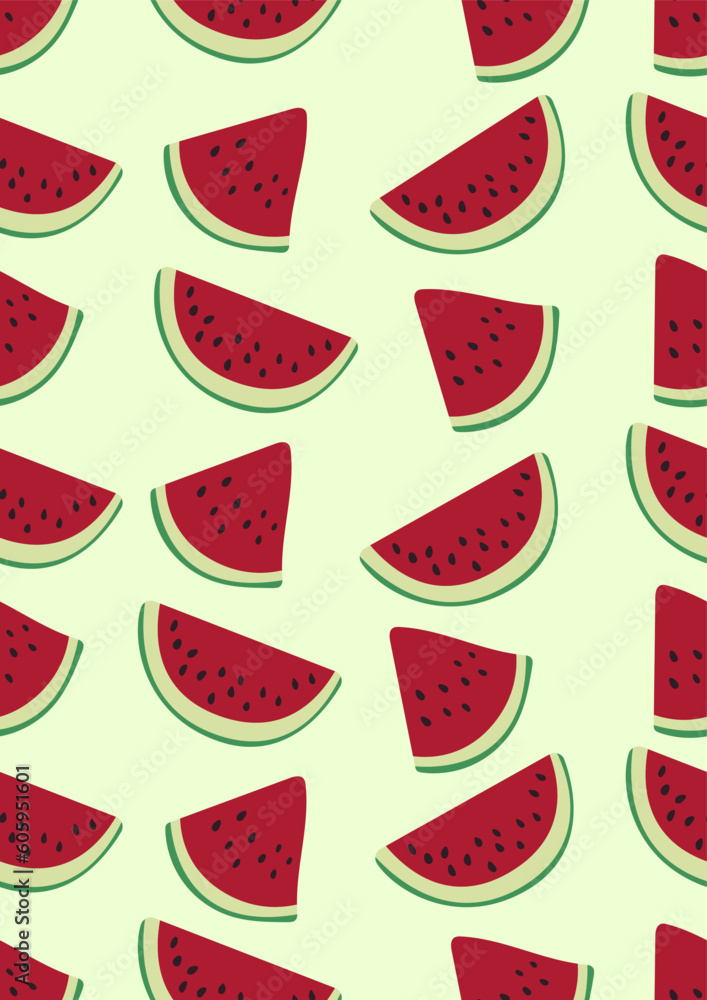 Seamless pattern with watermelon.Eps 10 vector. Seamless pattern with watermelon.Eps 10 vector.