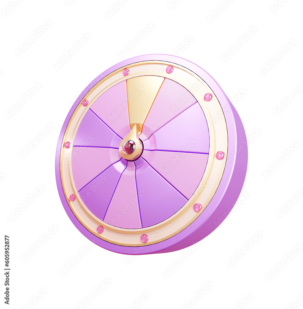 Wheel of luck 3d rendering illustration Wheel of luck 3d rendering illustration