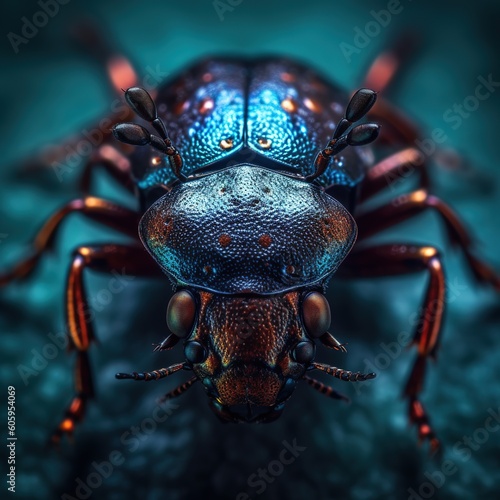 Émerveillement Naturel : Scarabée en Macro, la Beauté des Coléoptères © WELLTHERA