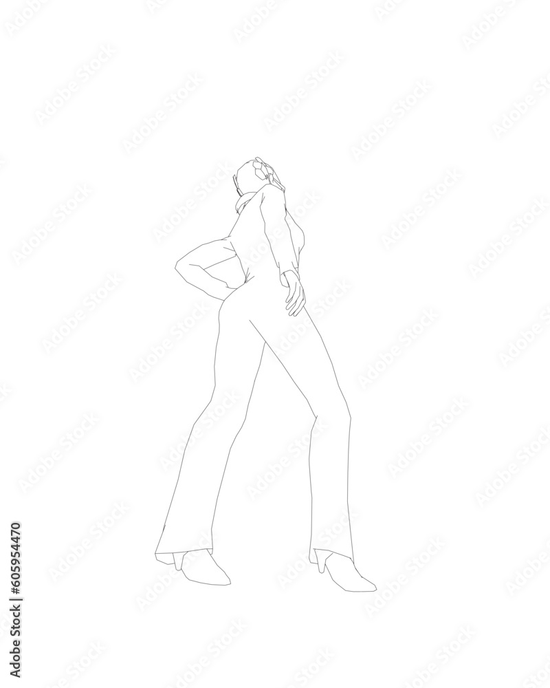 Portrait of woman in sunglasses. Vector minimalistic illustration for social media stories, logo, poster, print, cover, postcard, banner. Female figure outline. Contour of a girl in a business suit. Portrait of woman in sunglasses. Vector minimalistic illustration for social media stories, logo, poster, print, cover, postcard, banner. Female figure outline. Contour of a girl in a business suit.