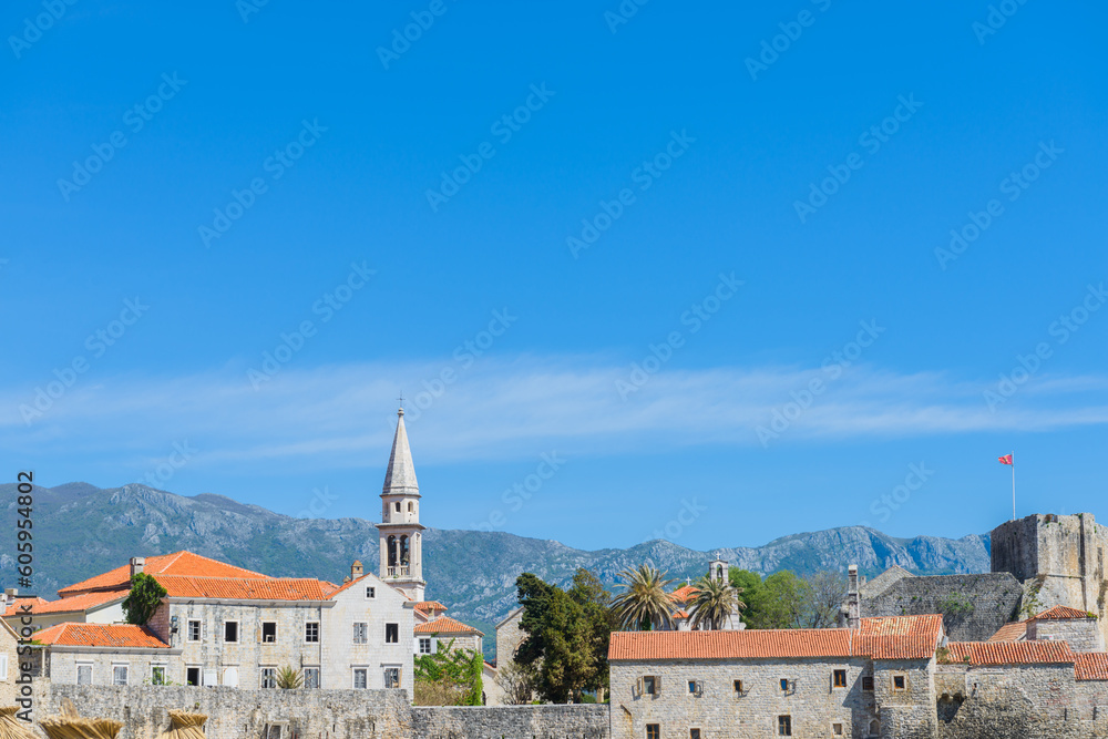 Old town and citadel in Budva