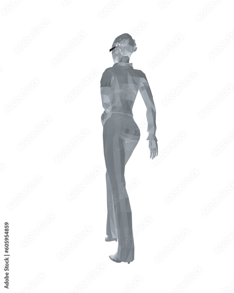 Stylish young women dressed in trendy clothes. Fashionable casual and formal outfits. 3D polygonal vector illustration. Girl boss. Fashion girl in sunglasses girl boss. woman face vector illustration. Stylish young women dressed in trendy clothes. Fashionable casual and formal outfits. 3D polygonal vector illustration. Girl boss. Fashion girl in sunglasses girl boss. woman face vector illustration.